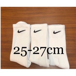 ナイキ(NIKE)のナイキ　ソックス　ホワイト　25-27cm(ソックス)