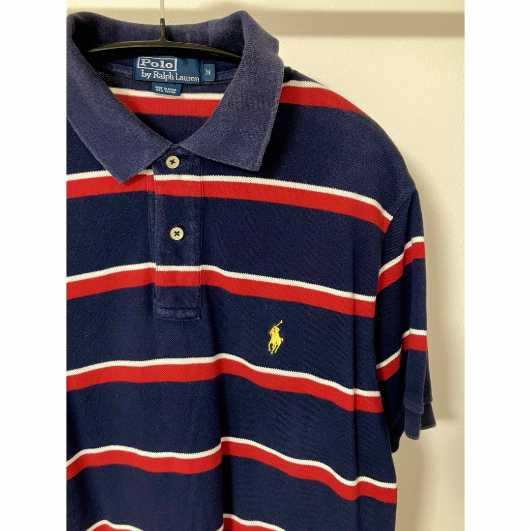 POLO RALPH LAUREN(ポロラルフローレン)のPOLO RALPH LAUREN ポロシャツ M ネイビー 胸ポニー刺繍 半袖 メンズのトップス(ポロシャツ)の商品写真