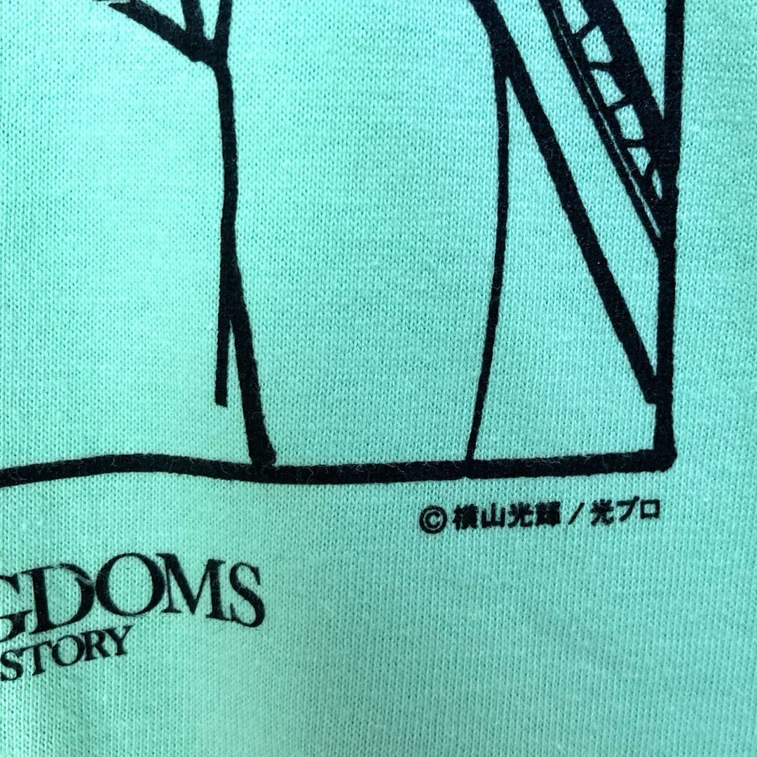 ★激レア 三国志 横山光輝 呂布奉先「だまれ」Tシャツ 半袖 グリーン メンズのトップス(Tシャツ/カットソー(半袖/袖なし))の商品写真