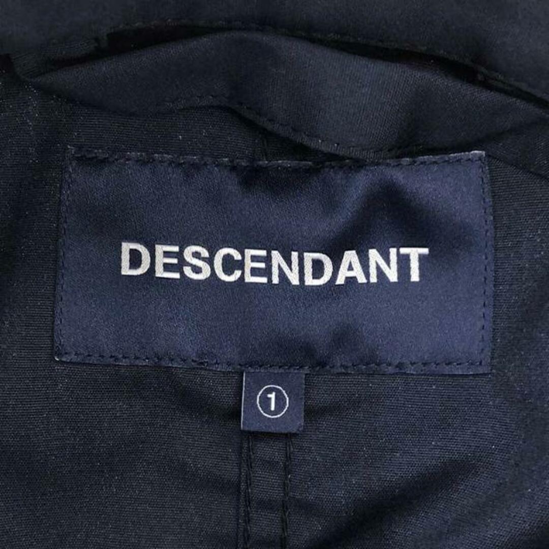 DESCENDANT(ディセンダント)のDESCENDANT / ディセンダント | CRICKET COPO JACKET コットン ポリエステル ツイル フィッシュテール ジャケット コート | 1 | ネイビー | メンズ メンズのジャケット/アウター(その他)の商品写真