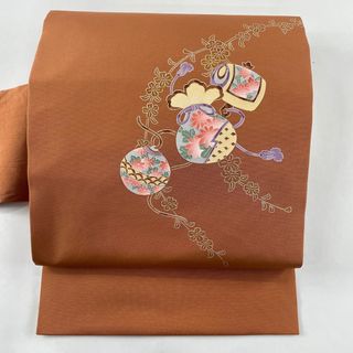 名古屋帯 美品 秀品 正絹 【中古】(帯)