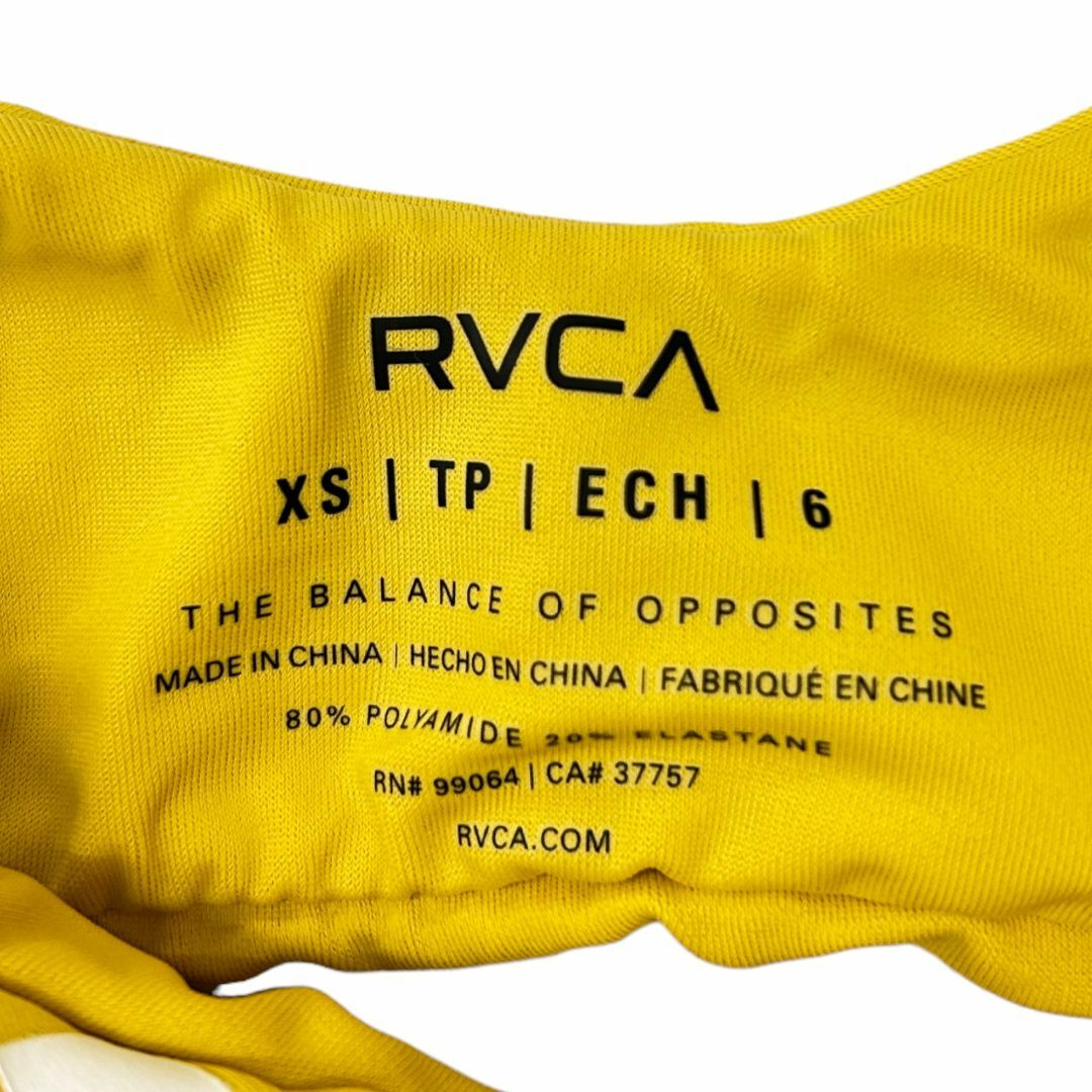 RVCA(ルーカ)のRVCA ルーカ 水着 ビキニトップ AJ043-813 レディース マスタード レディースの水着/浴衣(水着)の商品写真