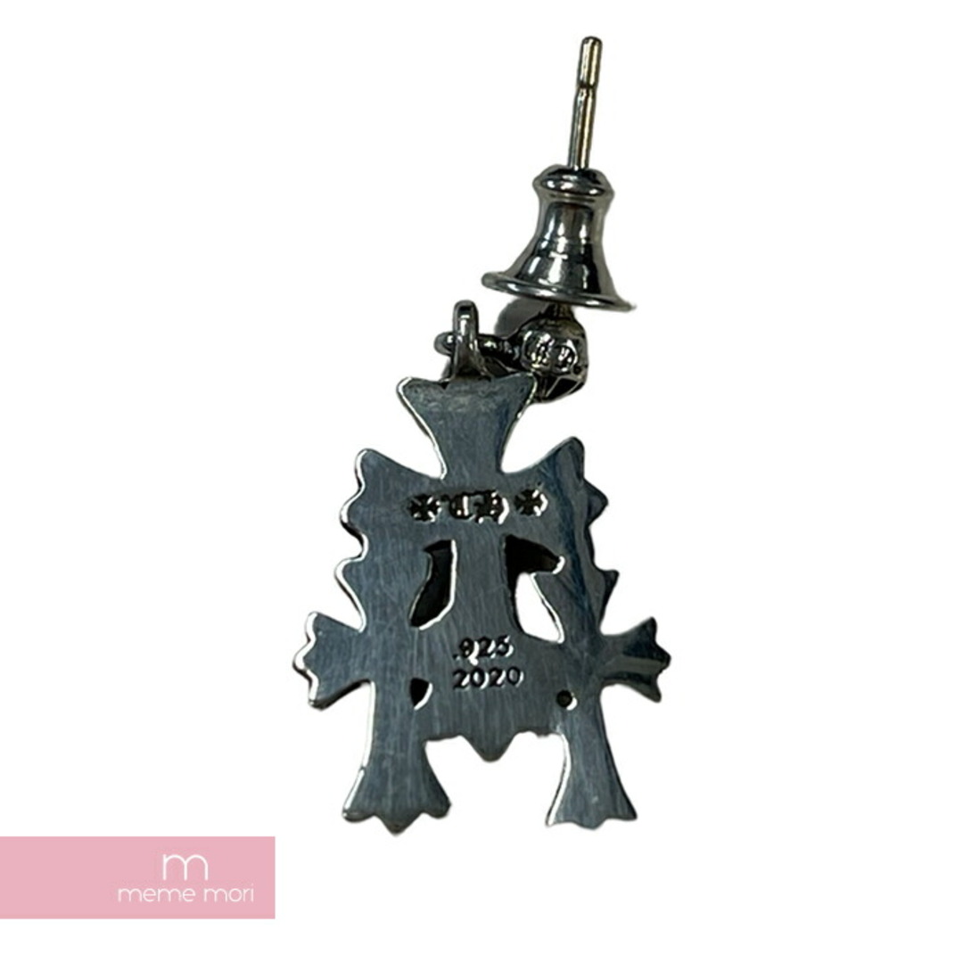 Chrome Hearts(クロムハーツ)のCHROME HEARTS 3 Cemetery Cross Earring クロムハーツ 3セメタリークロスイヤリング フープ ピアス イヤリング シルバー925 シルバー 【240423】【新古品】【me04】 メンズのアクセサリー(ピアス(両耳用))の商品写真