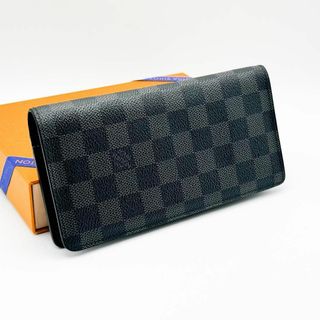 LOUIS VUITTON - 美品 ルイヴィトン ダミエグラフィット ポルトフォイユ ブラザ 二つ折り財布