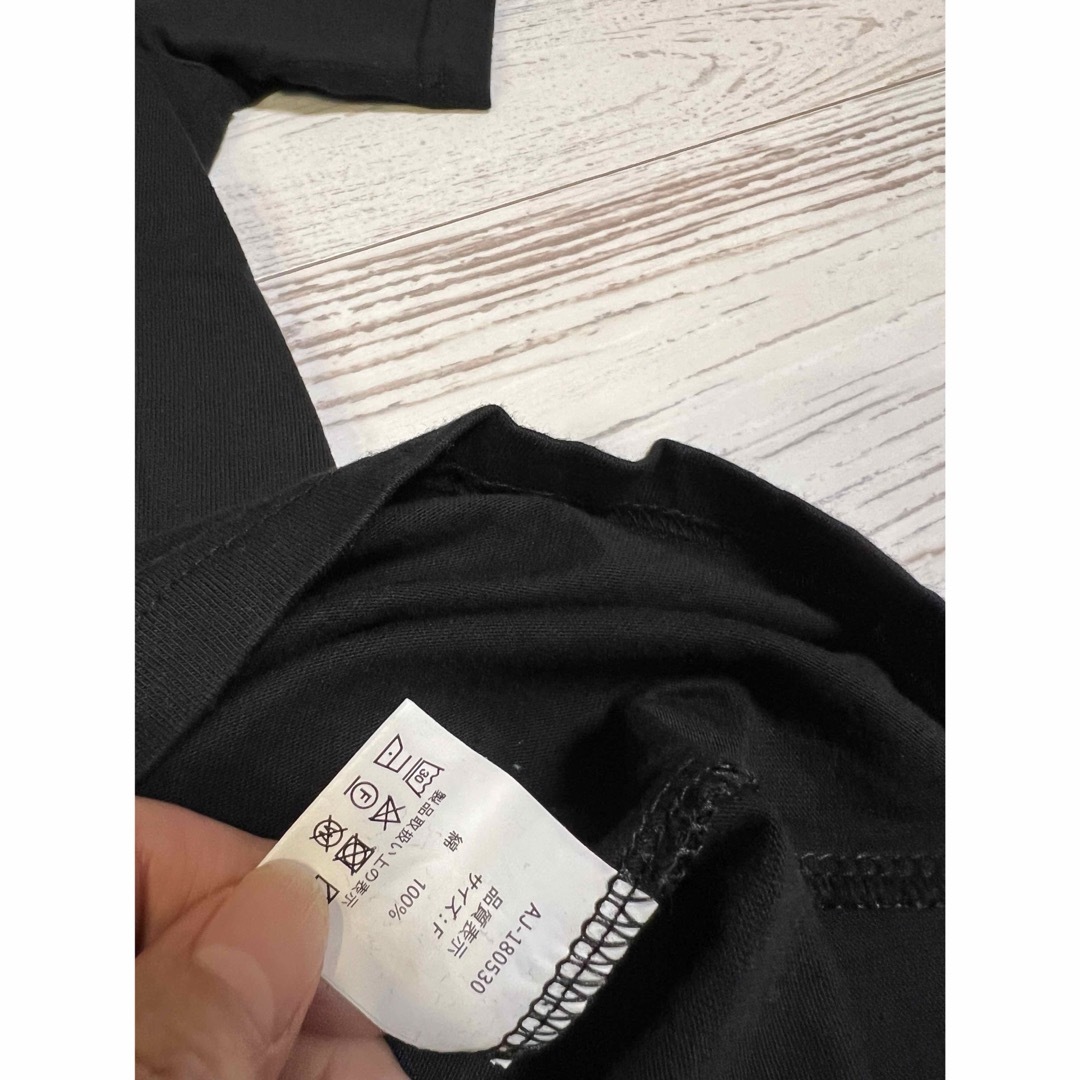a-jolie(アジョリー)のアジョリー　定番カットソー　黒sizeフリー レディースのトップス(Tシャツ(半袖/袖なし))の商品写真
