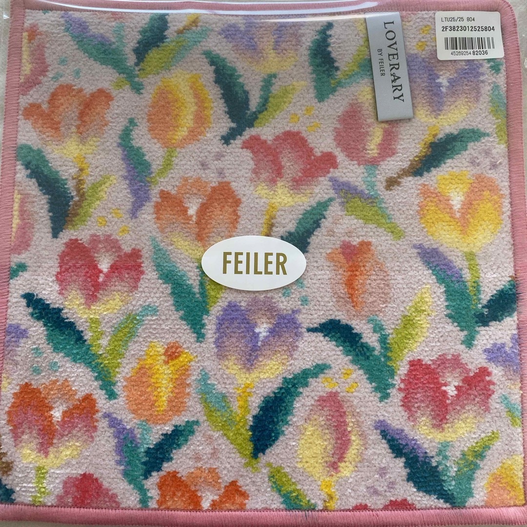 FEILER(フェイラー)のフェイラー ハンカチ 新品未使用 ラブラリーチューリップ レディースのファッション小物(ハンカチ)の商品写真