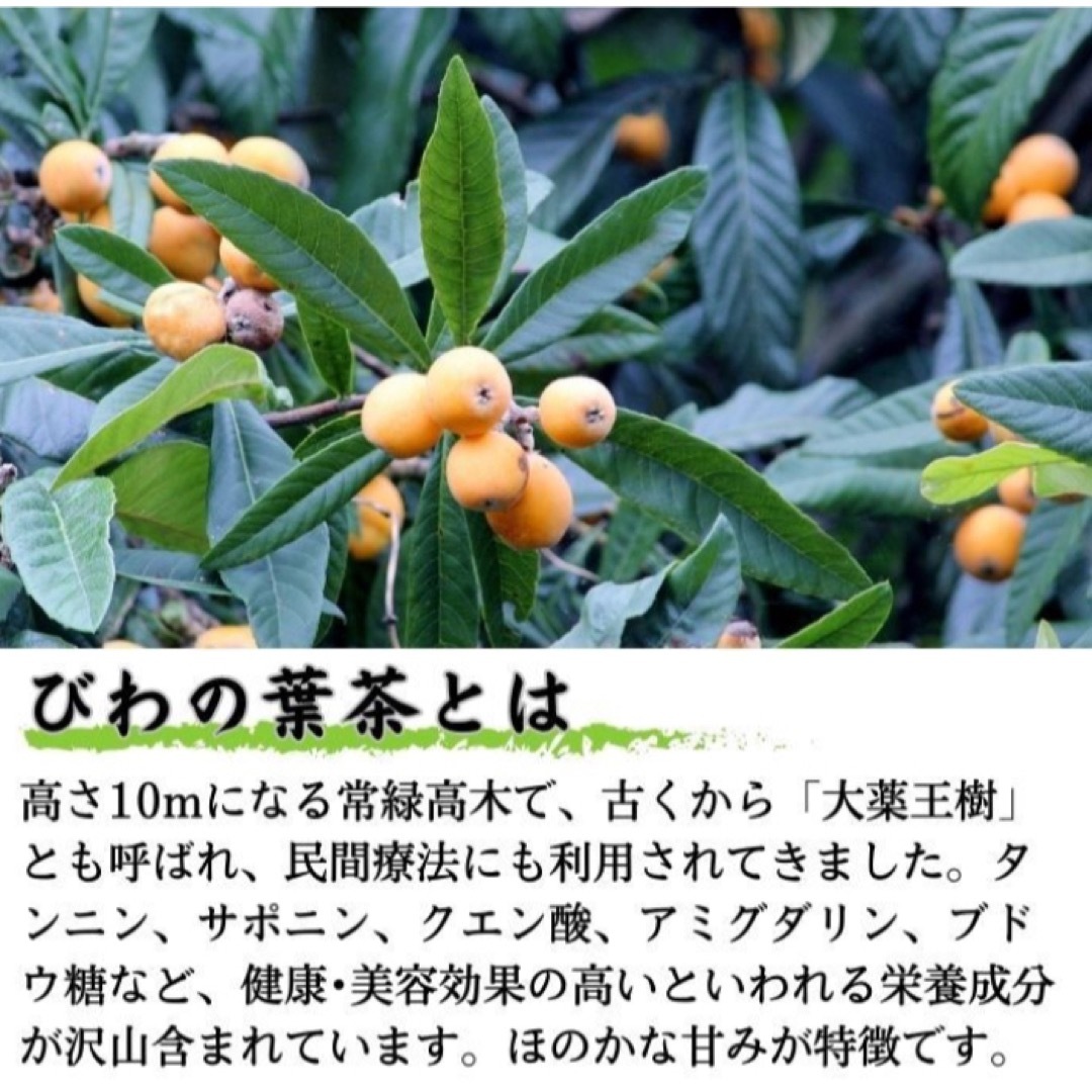 【200g】枇杷の葉 ビワの葉茶 野草茶 ビワ酒 化粧水 枇杷の葉エキス お茶 食品/飲料/酒の健康食品(健康茶)の商品写真