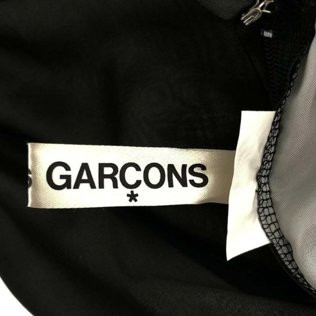 COMME des GARCONS(コムデギャルソン)の【美品】  COMME des GARCONS / コムデギャルソン | 2023SS | ポリエステル カットオフ ギャザー 変形 ブラウス トップス / 総裏地 | S | ブラック | レディース レディースのトップス(シャツ/ブラウス(半袖/袖なし))の商品写真