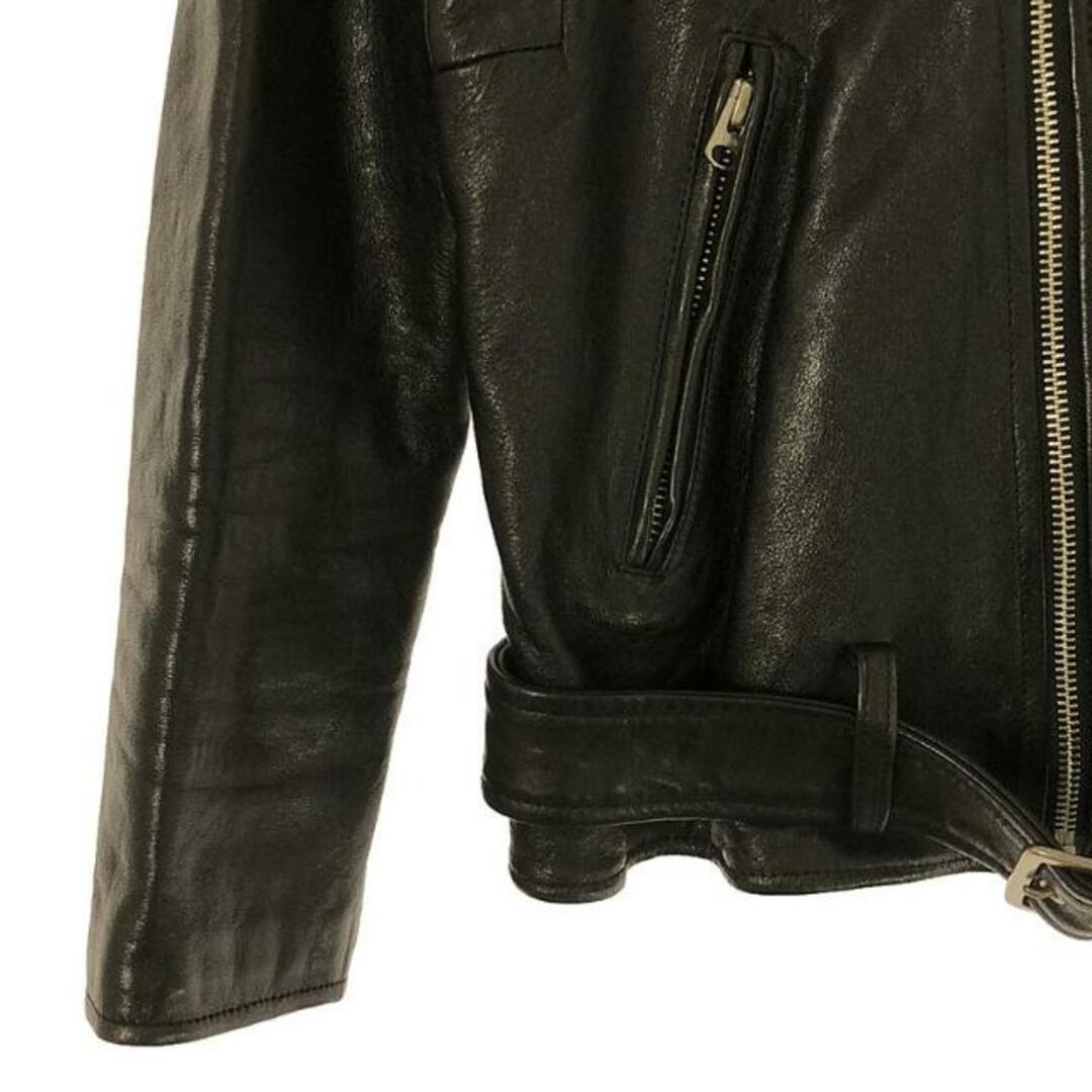 beautiful people(ビューティフルピープル)のbeautiful people / ビューティフルピープル | vintage leather riders jacket ライダースジャケット | 140 | ブラック | レディース レディースのジャケット/アウター(その他)の商品写真