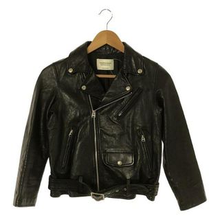 ビューティフルピープル(beautiful people)のbeautiful people / ビューティフルピープル | vintage leather riders jacket ライダースジャケット | 140 | ブラック | レディース(その他)