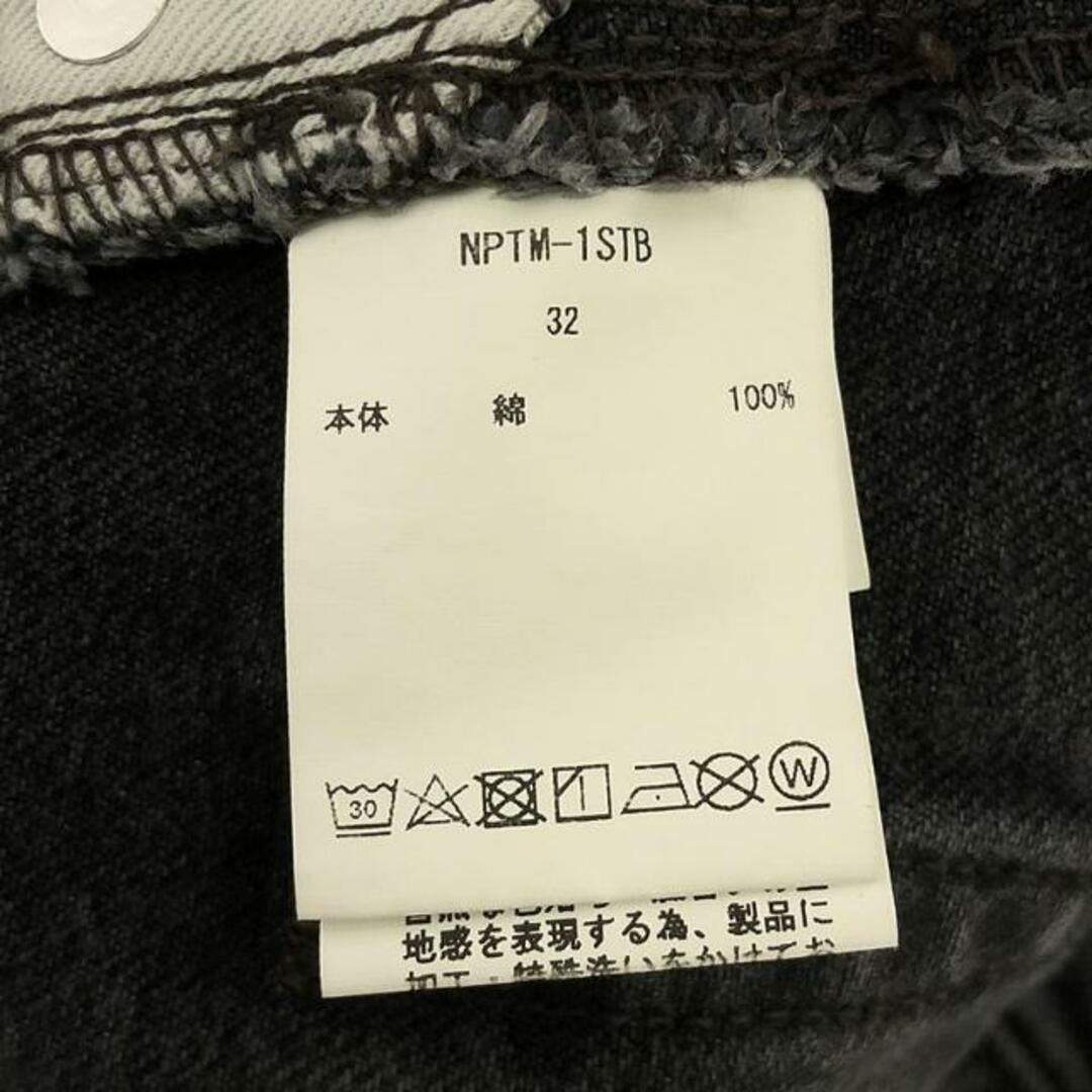 CIOTA / シオタ | ブラック スビンコットン 13.5oz ストレートデニムパンツ | 32 | ブラック | メンズ メンズのパンツ(その他)の商品写真