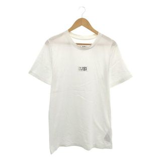 MM6 Maison Margiela / エムエムシックスメゾンマルジェラ | 2021SS | カレンダータグ ロゴグラフィックTシャツ | S | ホワイト | レディース(Tシャツ(半袖/袖なし))