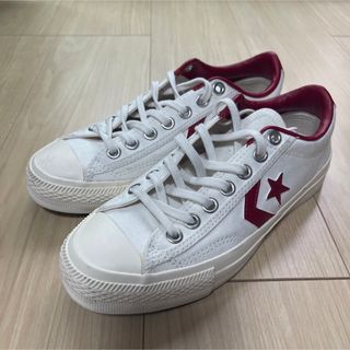 コンバース(CONVERSE)のConverse Breakstar SK CV OX "White/Red"(スニーカー)