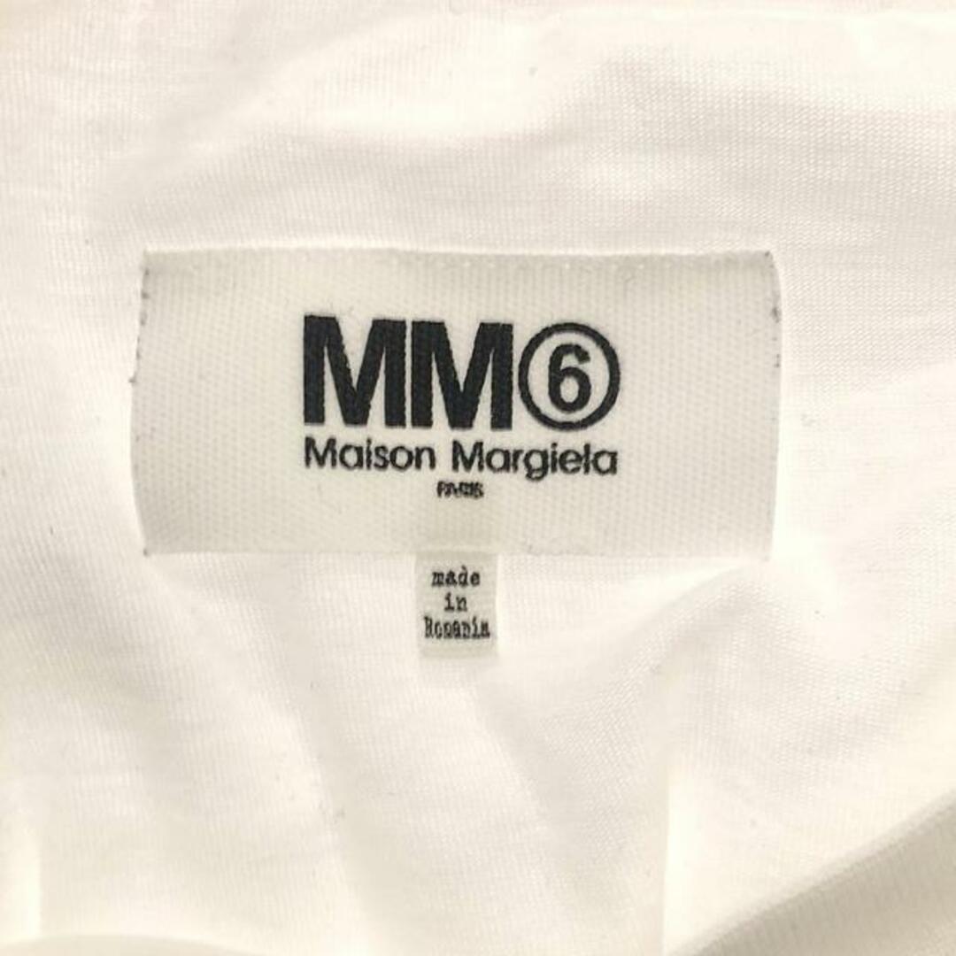 MM6 Maison Margiela / エムエムシックスメゾンマルジェラ | 2019SS | CHECKERS PRINTED SHORT TEE Tシャツ | 1 | ホワイト/ブラック | レディース レディースのトップス(Tシャツ(半袖/袖なし))の商品写真