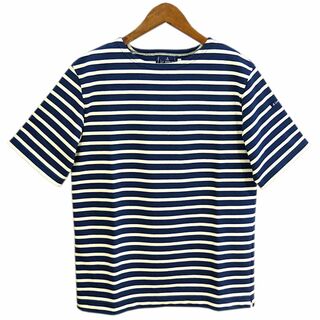 ルミノア(Le Minor)のLe minor ルミノア 14ゲージ厚地ボートネックバスク半袖シャツ ボーダー(Tシャツ/カットソー(半袖/袖なし))