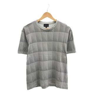 ジョルジオアルマーニ(Giorgio Armani)のGIORGIO ARMANI / ジョルジオアルマーニ | 総柄プリント クルーネックTシャツ | 48 | グレー | メンズ(Tシャツ/カットソー(半袖/袖なし))