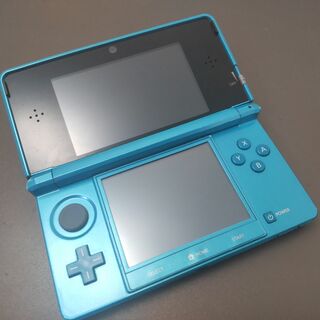 ニンテンドー3DS(ニンテンドー3DS)の安心の整備済み！◆任天堂3DS 中古本体◆ライトブルー◆74(携帯用ゲーム機本体)