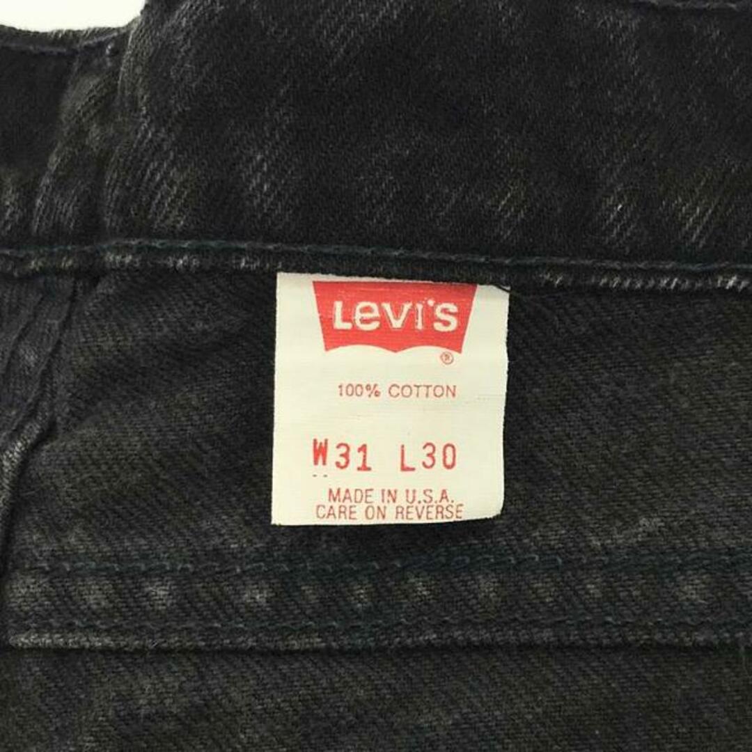 Levi's(リーバイス)のLevi's / リーバイス | 90s ヴィンテージ USA製 512 後染め ブラック デニムパンツ | W31 L30 | ブラック | メンズ メンズのパンツ(その他)の商品写真