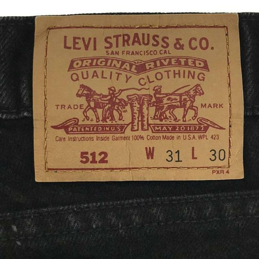 Levi's(リーバイス)のLevi's / リーバイス | 90s ヴィンテージ USA製 512 後染め ブラック デニムパンツ | W31 L30 | ブラック | メンズ メンズのパンツ(その他)の商品写真