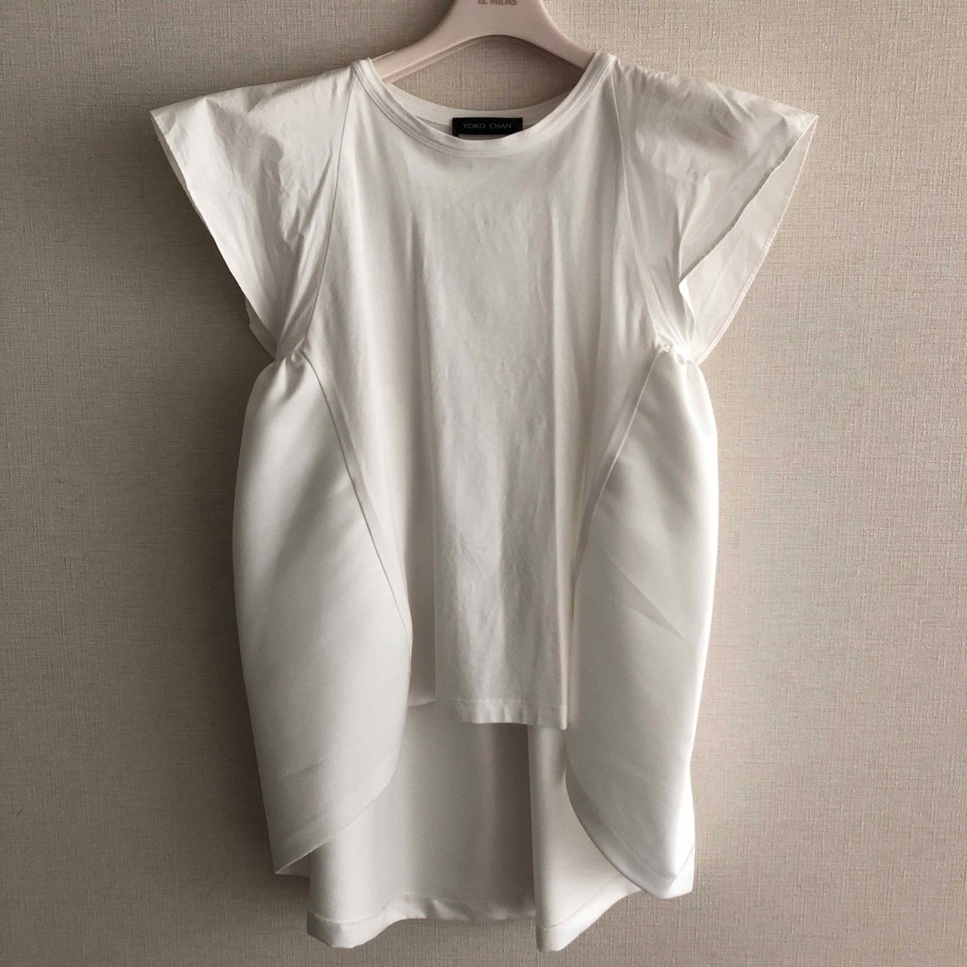 ☆YOKO CHAN☆ヨーコチャン☆ヘムフレア☆カットソー☆トップス☆38☆ ☆YOKO CHAN☆ヨーコチャン☆ヘムフレア☆カットソー☆トップス☆38☆