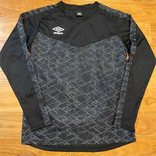 アンブロ(UMBRO)の新品同様　アンブロ　長袖トレーニングウェア　Sサイズ　黒　ブラック(ウェア)