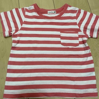 ブランシェス(Branshes)のブランシェス　ボーダー　ピンク　半袖　Tシャツ　100センチ(Tシャツ/カットソー)