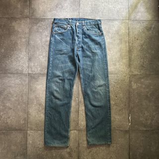 リーバイス(Levi's)の90s リーバイス501 デニム/ジーンズ USA製 濃紺 32×36(デニム/ジーンズ)