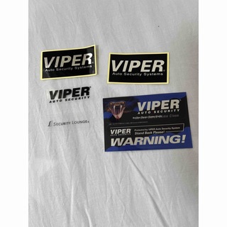 カーセキュリティ　viper 車　ステッカー(ステッカー)