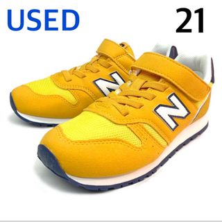 ニューバランス(New Balance)のニューバランスNewBalance キッズジュニアスニーカー21イエローネイビー(スニーカー)