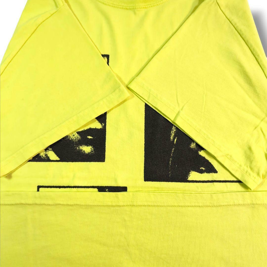 USA製 ビリー・アイリッシュ 2022ツアーTシャツ イエロー M 204 メンズのトップス(Tシャツ/カットソー(半袖/袖なし))の商品写真