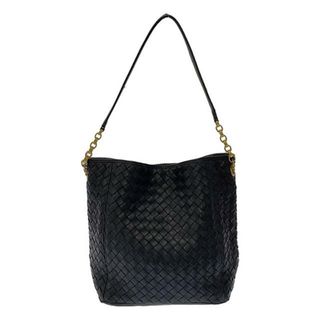 ボッテガヴェネタ(Bottega Veneta)のBOTTEGA VENETA / ボッテガヴェネタ | ヴィンテージ イントレチャート チェーン ハンドバッグ | ブラック/ゴールド | レディース(ハンドバッグ)