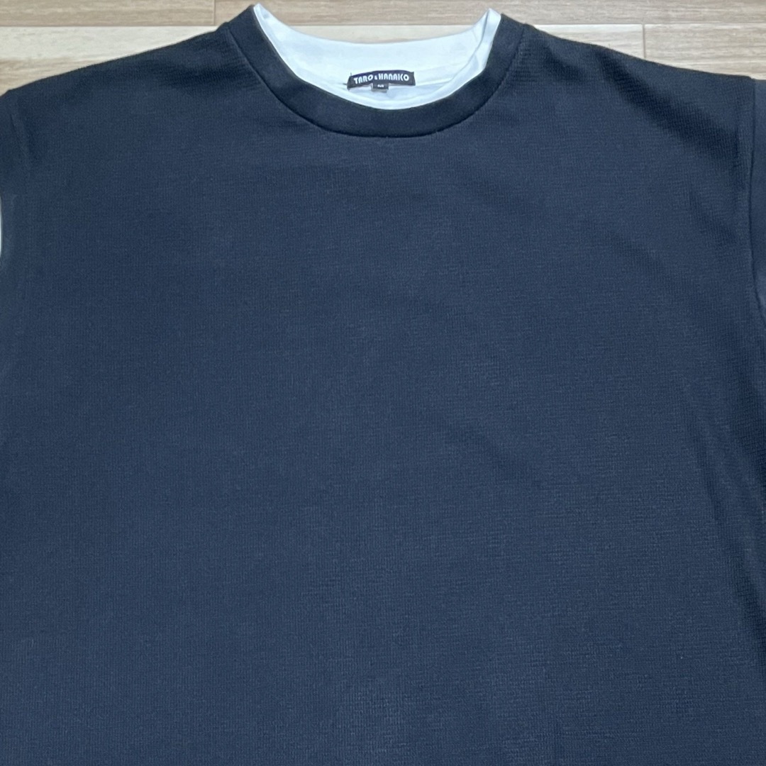 TARO&HANAKO メンズ 半袖Tシャツ Mサイズ 切替 メンズのトップス(Tシャツ/カットソー(半袖/袖なし))の商品写真