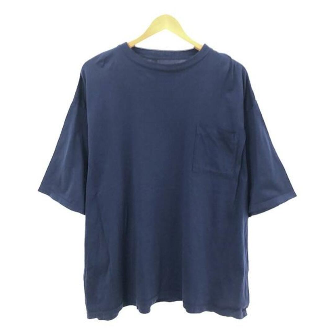 MARKAWEAR(マーカウェア)のMARKAWARE / マーカウェア | ORGANIC SUPIMA BIG TEE オーガニック スーピマコットン ビックTシャツ | 3 | ブルー | メンズ メンズのトップス(Tシャツ/カットソー(半袖/袖なし))の商品写真