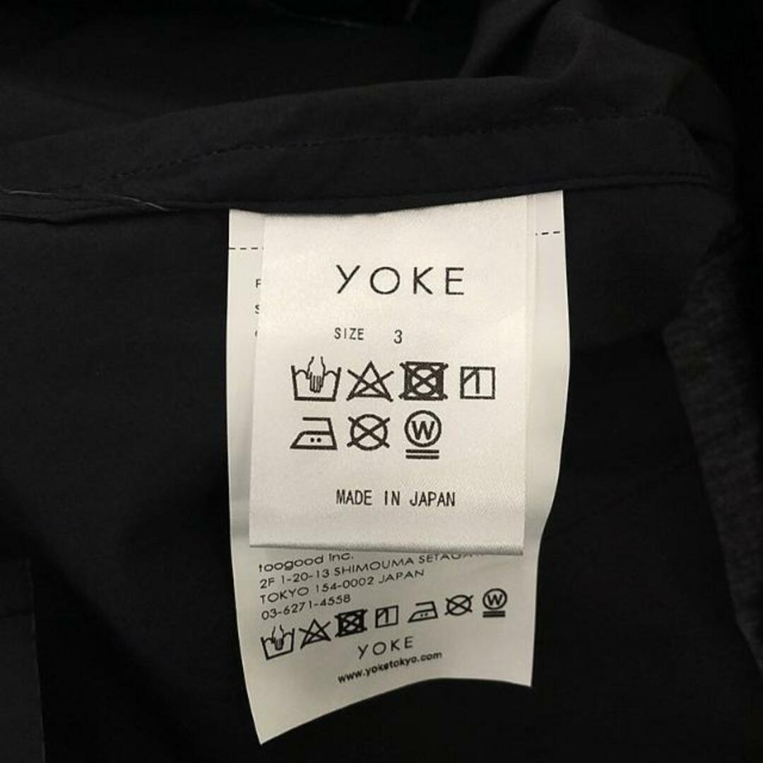 YOKE(ヨーク)のYOKE / ヨーク | 2022SS | HAND STRIPE PRINT SHIRT S/S ハンドストライププリント 半袖シャツ | 3 | ネイビー | メンズ メンズのトップス(Tシャツ/カットソー(半袖/袖なし))の商品写真