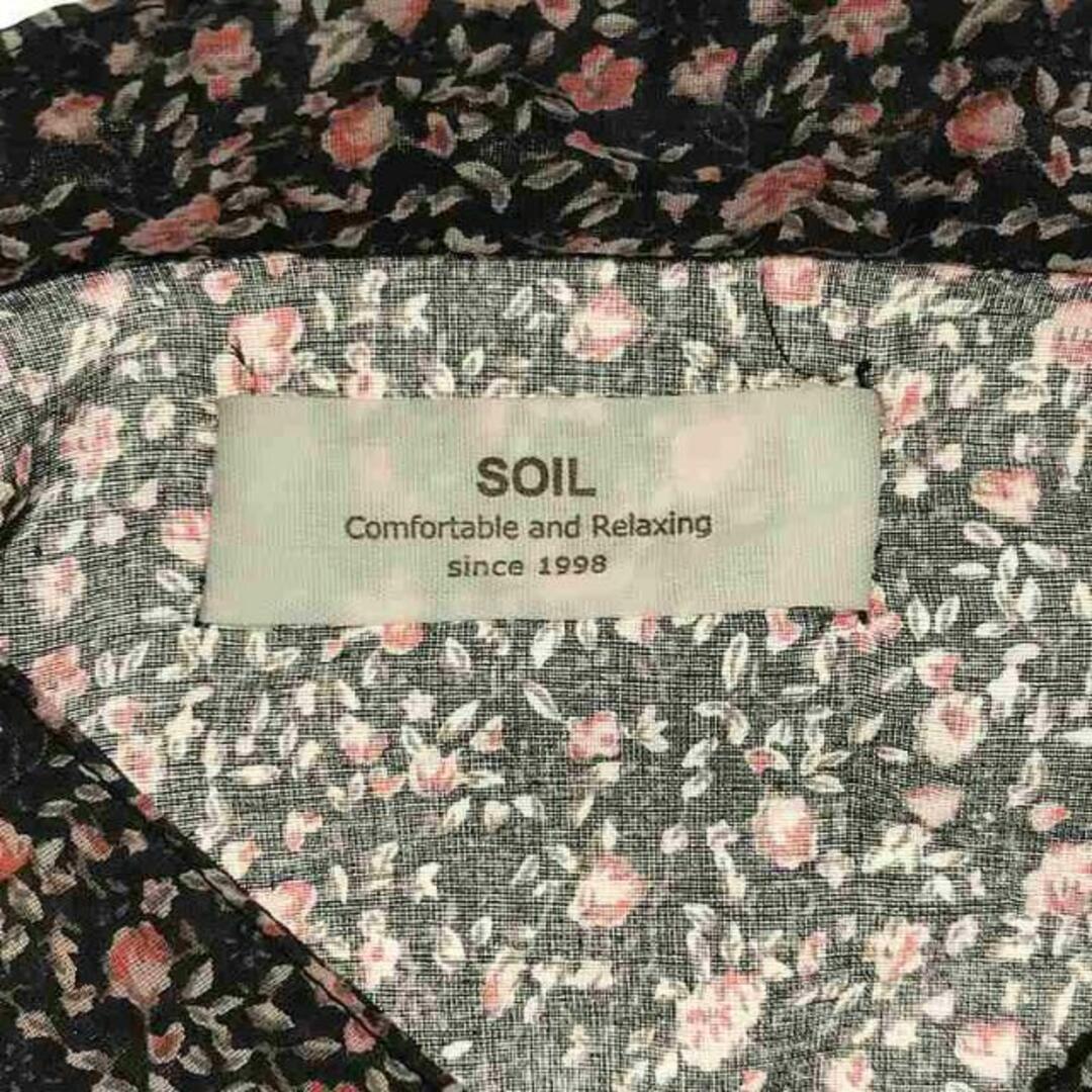 SOIL - SOIL / ソイル | バンドカラー 小花柄 コットン ロング SOIL - SOIL / ソイル | バンドカラー 小花柄 コットン ロング