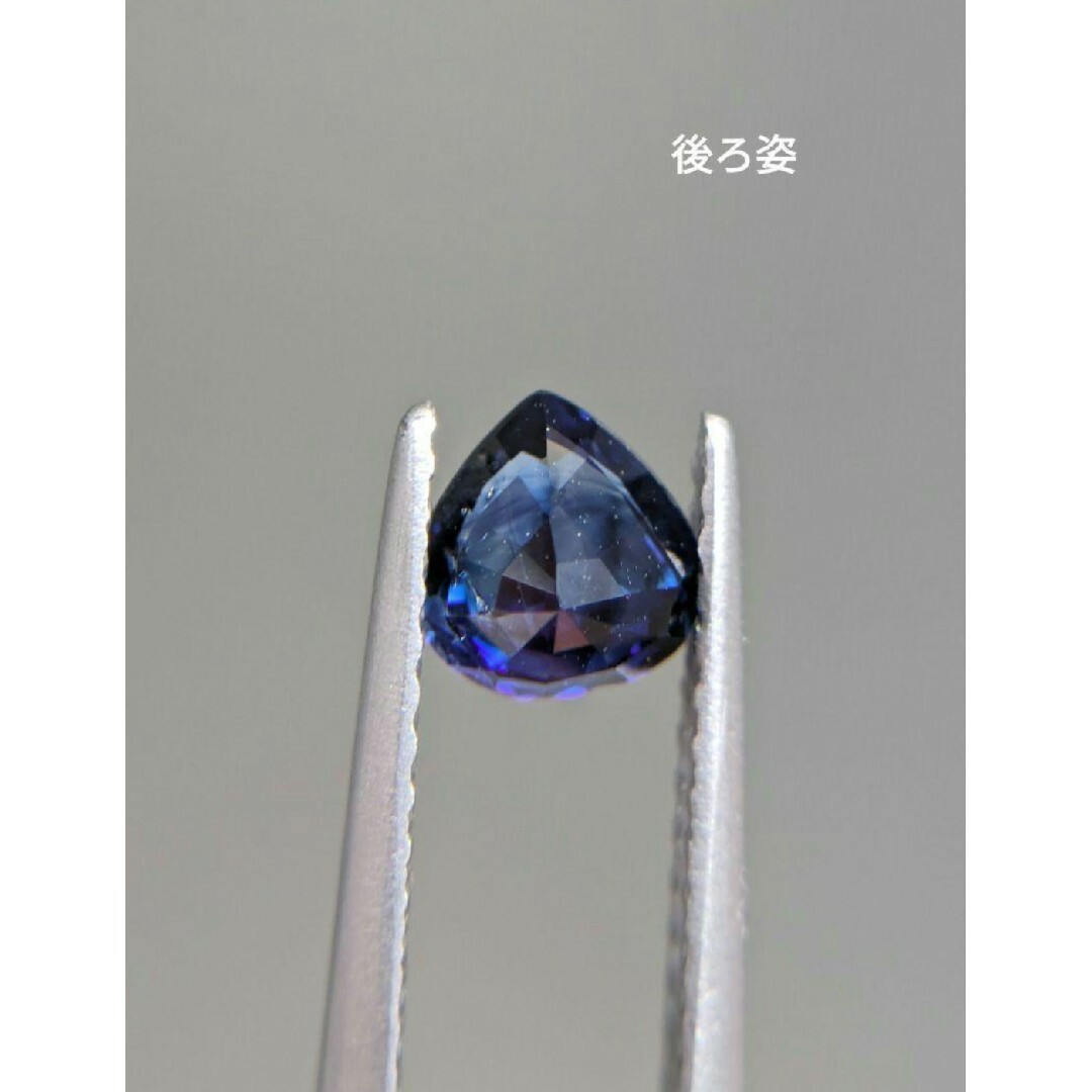 非加熱 0.67ct 〜Dew〜 ヴィヴィッドブルーサファイア レディースのアクセサリー(リング(指輪))の商品写真