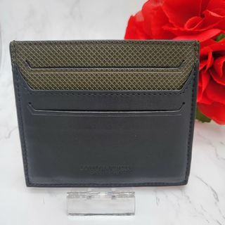 ボッテガヴェネタ(Bottega Veneta)の【極美品】 ボッテガヴェネタ カードケース パスケース 定期入れ レザー(名刺入れ/定期入れ)