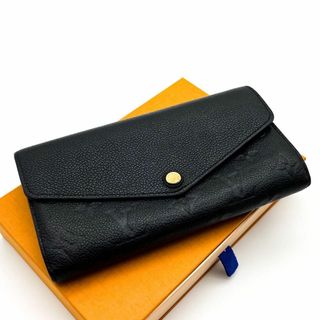 ルイヴィトン(LOUIS VUITTON)の新型【超極美品】ルイヴィトン　ポルトフォイユサラ　アンプラント　ノワール(財布)