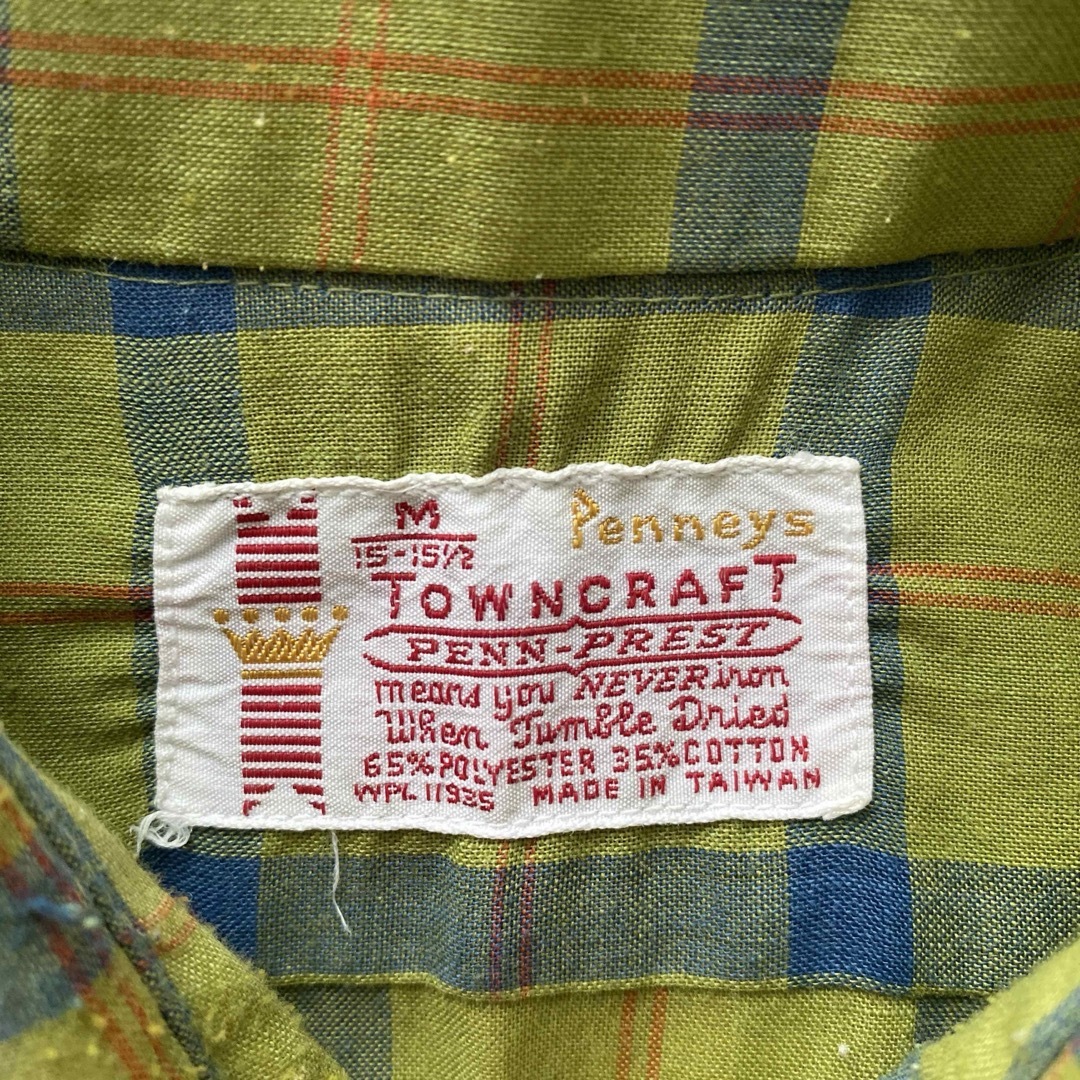 TOWNCRAFT - vintage Penneys TOWNCRAFT タウンクラフト シャツ TOWNCRAFT - vintage Penneys TOWNCRAFT タウンクラフト シャツ
