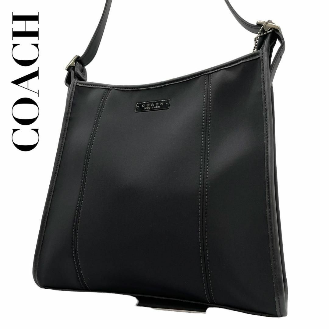 COACH(コーチ)のCOACH コーチ　s84 ナイロン　6223 肩掛け　ショルダーバッグ　黒 レディースのバッグ(ショルダーバッグ)の商品写真