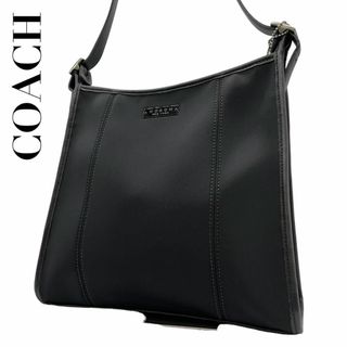 コーチ(COACH)のCOACH コーチ　s84 ナイロン　6223 肩掛け　ショルダーバッグ　黒(ショルダーバッグ)