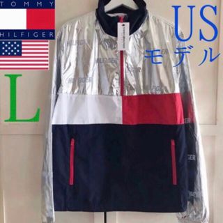 TOMMY HILFIGER - レア新品 USA トミーヒルフィガー スポーツ ナイロン ジャケット L ゴルフ