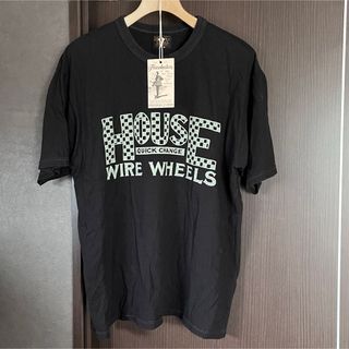 フリーホイーラーズ(FREEWHEELERS)の極美品 フリーホイーラーズ Tシャツ HOUSE シャディブラック サイズ44(Tシャツ/カットソー(半袖/袖なし))