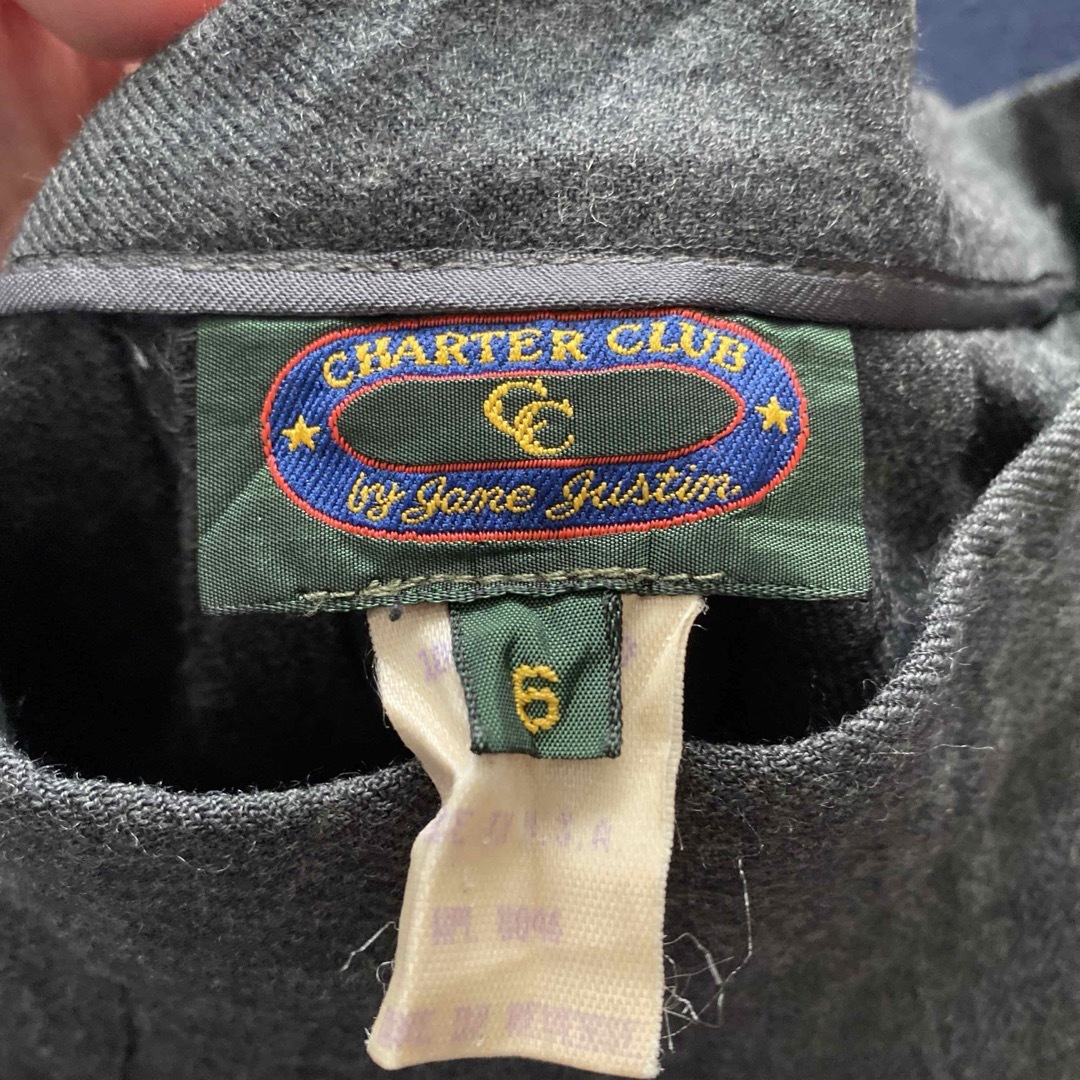 VINTAGE(ヴィンテージ)のvintage CHARTER CLUB ウール プリーツ スカート USA製 レディースのスカート(その他)の商品写真