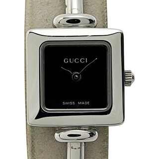 グッチ(Gucci)の☆☆GUCCI グッチ クォーツ 1900L ブラック レディース ステンレススチール 腕時計 ケース・取説有(腕時計)