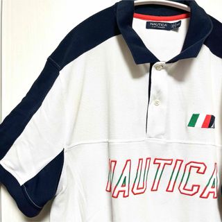  NAUTICA ノーティカ　ポロシャツ　刺繍　イタリア　背番号