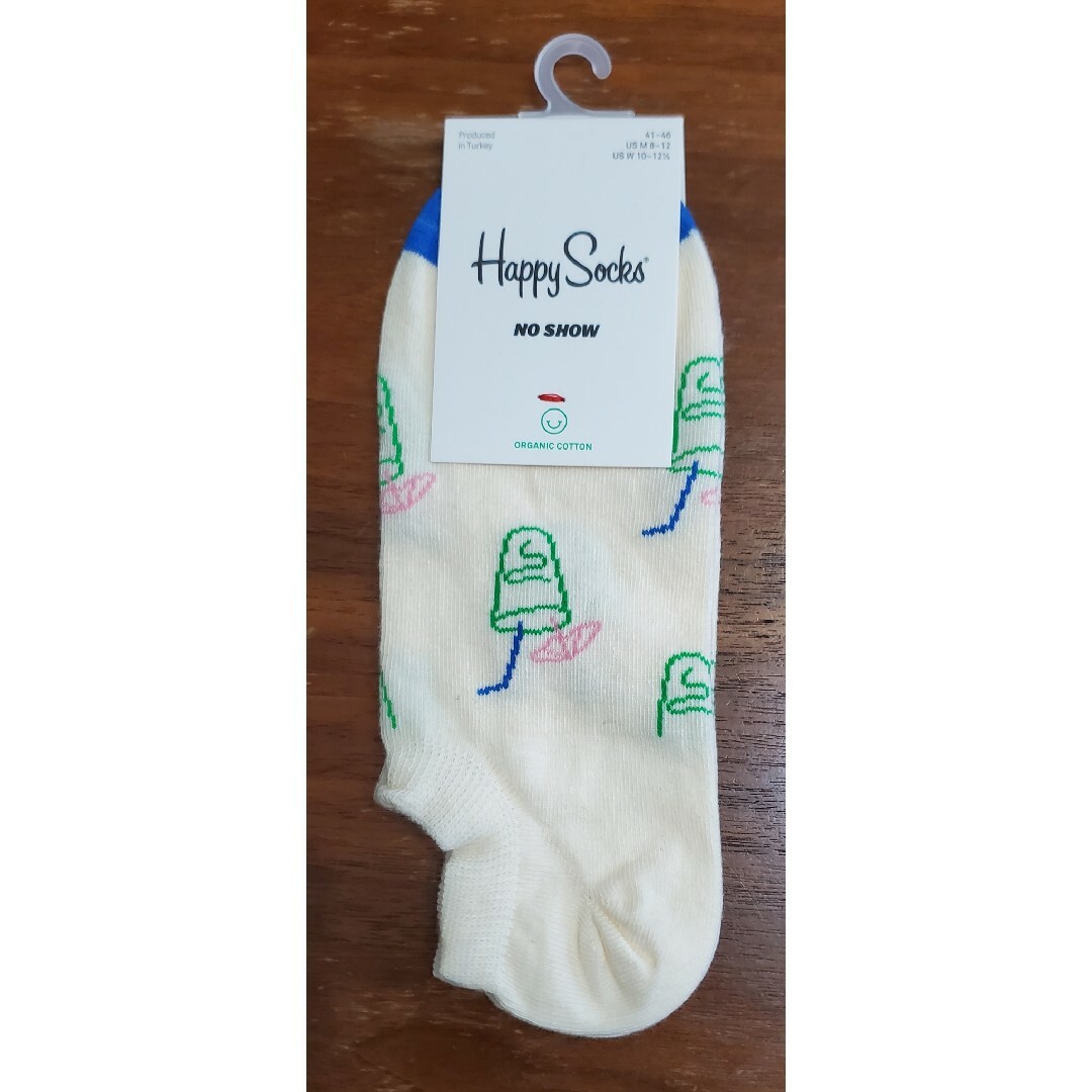 Happy Socks(ハッピーソックス)のハッピーソックス　新品　メンズ　スニーカーソックス(ドリンク/バナナ) メンズのレッグウェア(ソックス)の商品写真