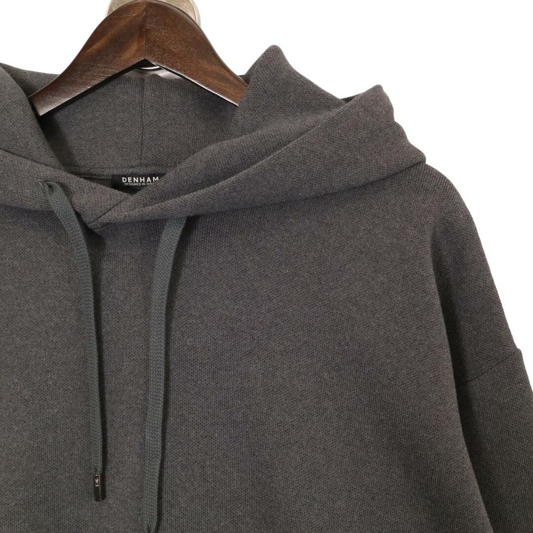 DENHAM(デンハム)のデンハム ｸﾞﾚｰ ｺｯﾄﾝ×ｶｼ×ﾎﾟﾘ PRM KNIT HOODY M メンズのトップス(その他)の商品写真