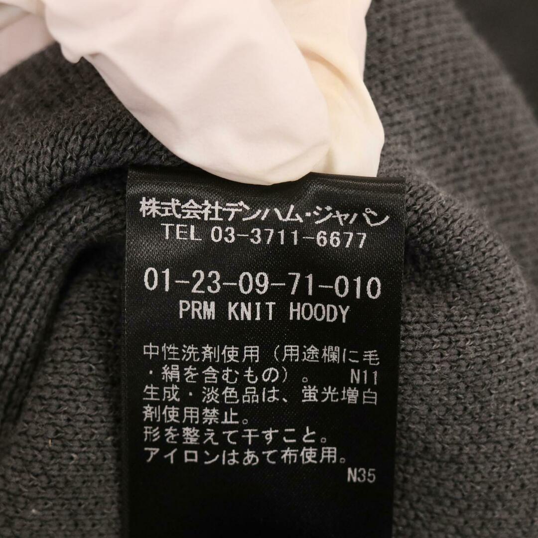 DENHAM(デンハム)のデンハム ｸﾞﾚｰ ｺｯﾄﾝ×ｶｼ×ﾎﾟﾘ PRM KNIT HOODY M メンズのトップス(その他)の商品写真