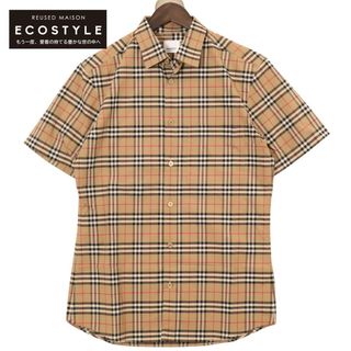 バーバリー(BURBERRY)のバーバリー ヴィンテージチェック 8020965 SHORTSLEEVE SMALLSCALECHECK STRETCH コットン 半袖シャツ S(その他)